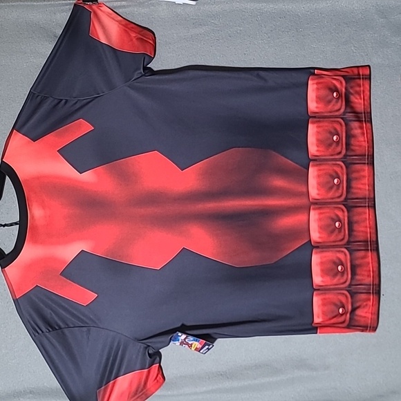 MARVEL DEADPOOL Men's Novelty Athletic Costume Shirt - Size XXL NEW WITH TAGS - Picture 14 of 15